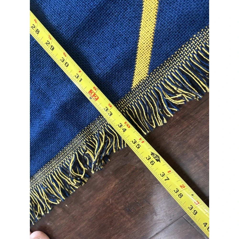 University Of Michigan Blanket Baby Wolverines Triple Woven Jacquard Throw 44x34